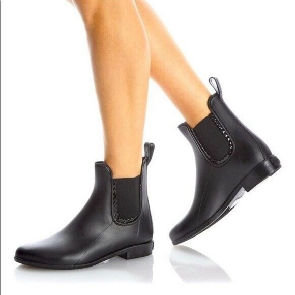 Jack Rogers Sallie Chelsea Rain Boot Black
Rubber Ankle Bootie Women's Size 10 - Picture 1 of 5